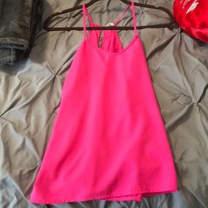 Pink tank